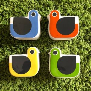 Rare Orla Kiely 4 Hen Egg Cups